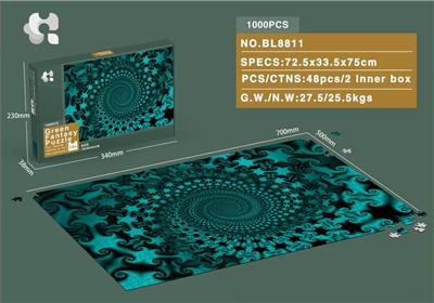 GREEN FANTASY PUZZLE 1000PCS. - OBL843975