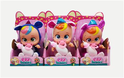 WINDOW BOX 14 INCH IC MUSIC CRYING DOLL - OBL844025