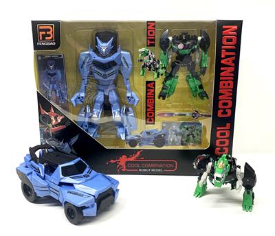 ONE STEP MORPHING WEREWOLF AND ROBOT DINOSAUR - OBL844406