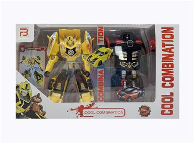 MANUAL DEFORMATION ROBOT CAR AND MANUAL ONE BUTTON DEFORMATION VEHICLE - OBL844417
