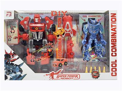 DISASSEMBLY AND ASSEMBLY OF DEFORMATION ROBOT AND ONE STEP DEFORMATION OF WEREWOLF - OBL844429