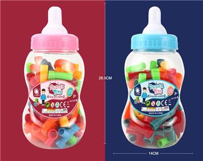 益智拼装水管积木（约74PCS） - OBL844588