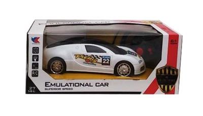 1:18四通方向盘布加迪3D灯光赛车 - OBL844677