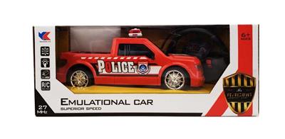1: 18 FOUR WAY STEERING WHEEL HEAD 3D LIGHT POLICE CAR - OBL844687
