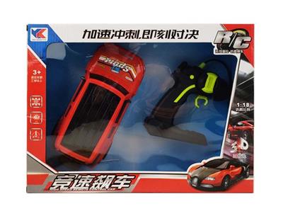 丰田越野1:18四通+枪型遥控器+3D灯光警车 - OBL844724