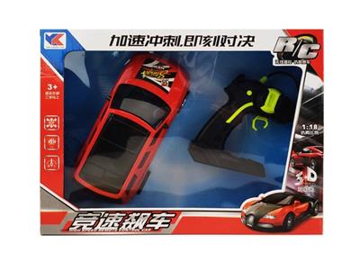 路虎越野1:18四通+枪型遥控器+3D灯光警车 - OBL844726