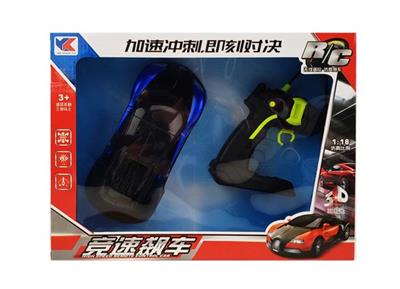 布加迪1:18四通+枪型遥控器+3D灯光仿真车 - OBL844727