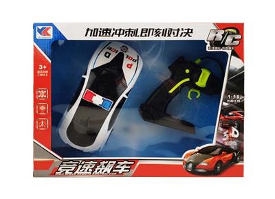 宝马1:18四通+枪型遥控器+3D灯光警车 - OBL844730