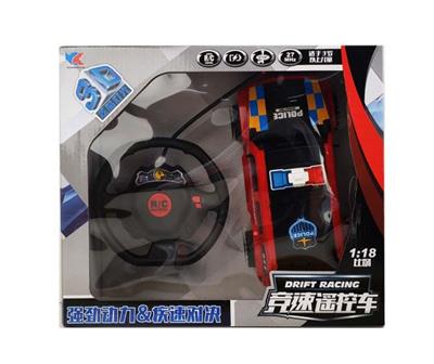 1:18二通遥控车H3悍马越野警车 - OBL844775