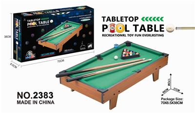 WOODEN BILLIARD TABLE WITH FEET - OBL844956