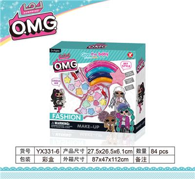 OMG TWO LAYER RAINBOW MAKEUP - OBL845625
