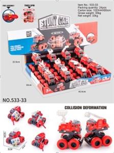 PUZZLE ASSEMBLY DEFORMATION STUNT FIRE ENGINE. - OBL845820
