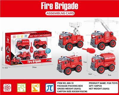 PUZZLE GLIDES TO DISASSEMBLE THE FIRE ENGINE. - OBL845850