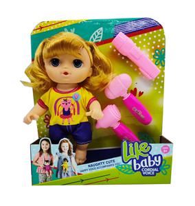 9 INCH DOUBLE GEL BODY WITH IC MUSIC 14 SOUND SIMULATION FAT CHILD DOLL ORAL TOYS. - OBL846313
