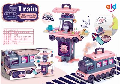 DISASSEMBLE THE TRANSFORMED DESSERT TRAIN TO PASS HOME. - OBL846435