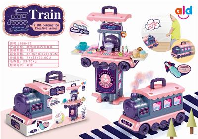 DISASSEMBLE THE TRANSFORMED DESSERT TRAIN TO PASS HOME. - OBL846440