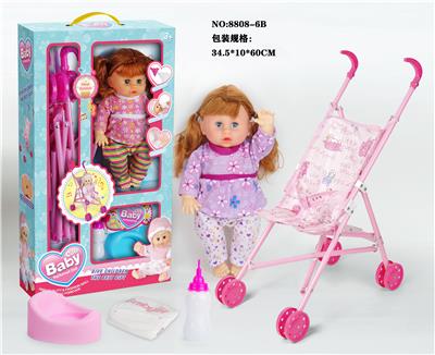 A 14-INCH GLUE CAN PEE A DOLL GIRL. - OBL846722