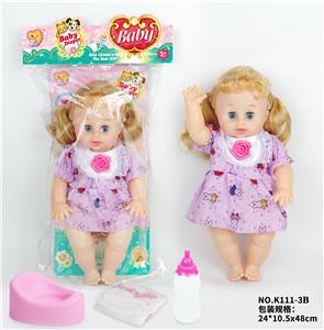 14 INCH ENAMEL URINATING BABY GIRL - OBL846727