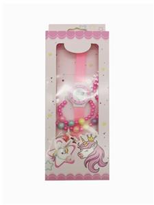 饰品套装（项链+手链+电子手表）独角兽 - OBL847204