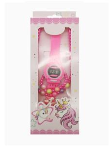 饰品套装（项链+手链+电子手表）独角兽 - OBL847206