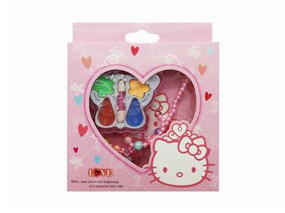 饰品套装（项链+手链+化妆盒）HELLOKITTY - OBL847214