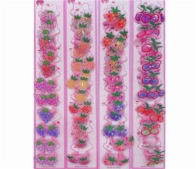 头绳（10对/长卡）水果随机混 - OBL847217