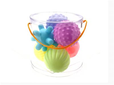 6只装6款6色捏捏球带BB哨 - OBL847581