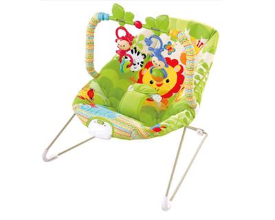 TROPICAL RAINFOREST BABY ROCKING CHAIR WITH VIBRATION FUNCTION - OBL847631