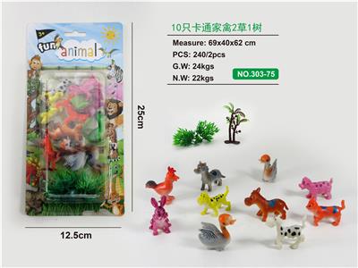 10只卡通家禽动物 - OBL847662