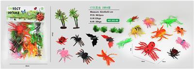 17只昆虫2树4草 - OBL847678