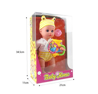 14 INCH GLUE HEAD / BLOW BOTTLE BODY LIVE EYE DOLL SET - OBL847789