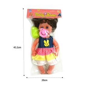 14 INCH GLUE HEAD / BLOW BOTTLE BODY LIVE EYE DOLL - OBL847793