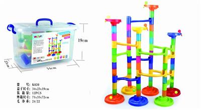 100pcs 轨道滚珠积木 - OBL847908
