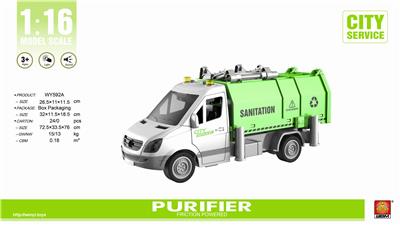 1:16惯性环卫车 - OBL848180