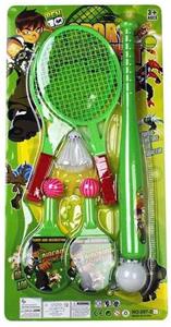 BEN10 BASEBALL AND RACKET AND TABLE TENNIS RACKET 3 IN 1 - OBL848465