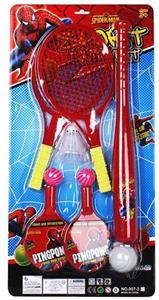 SPIDERMAN BASEBALL AND RACKET AND TABLE TENNIS RACKET 3 IN 1 - OBL848466