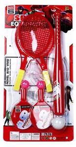 SUPER TEAM BASEBALL AND RACKET AND TABLE TENNIS RACKET 3 IN 1 - OBL848467