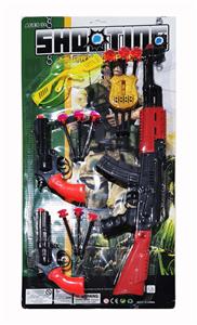 AK SOFT GUN WITH DOUBLE LEFT WHEEL SHOOTING SUIT - OBL848829