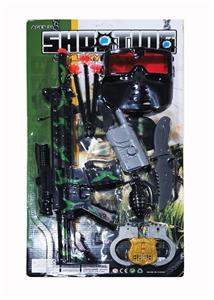 软弹冲锋枪M14配面具射击套装 - OBL848831