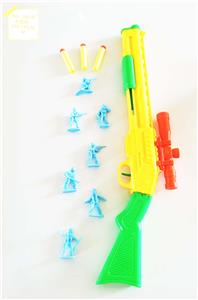 SOFT SHOT GUN WITH BOW AND ARROW SHOOTING SUIT - OBL848862