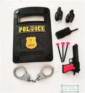 POLICE PISTOL SUIT WITH SOFT POLICE SHIELD - OBL848880