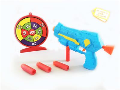 SOFT-BULLET AIR GUN WITH ROUND TARGET EJACULATION KIT - OBL848883