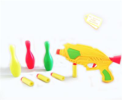 SOFT SHOT AIR GUN WITH BOWLING BALL EJECTION SUIT - OBL848893