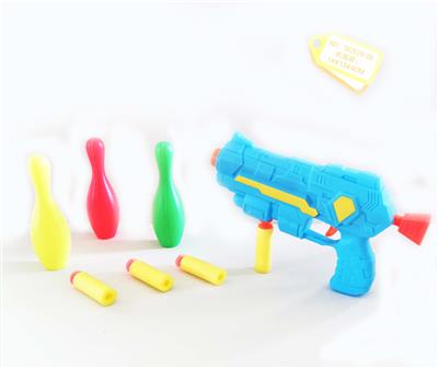SOFT SHOT AIR GUN WITH BOWLING BALL EJECTION SUIT - OBL848894