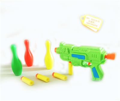 SOFT SHOT AIR GUN WITH BOWLING BALL EJECTION SUIT - OBL848897