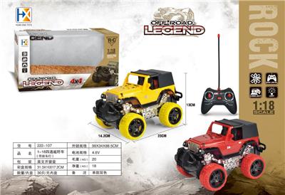 1:18四通越野车带前车灯 - OBL849501