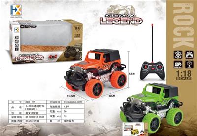 1:18四通越野车带前车灯 - OBL849505