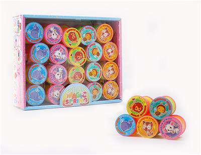 20 DOUBLE-COVERED RAINBOW RINGS - OBL849612