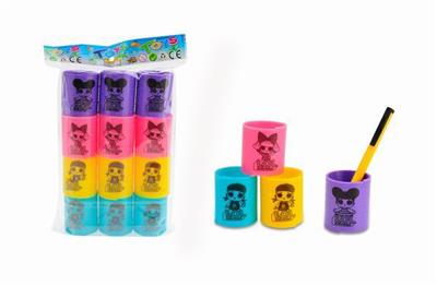 12 SURPRISE BABY RAINBOW RINGS - OBL849699