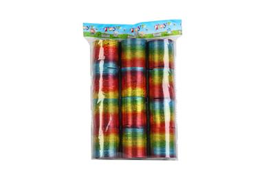12 COLORFUL HOT GOLD RAINBOW RINGS - OBL849700